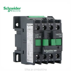 Sklopnik motorski 3P (3NO) EasyPact TVS, 18A (AC-3), 0R+1M pomoćni kontakti, 230V AC, 50/60Hz