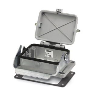 Kućište konektora HEAVYCON B48, metalno , 48P+PE, za montažu na ormar ili kutiju, jednostruka zakačka, HC-B 48-AMLD