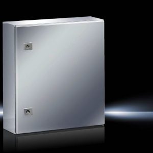 Ormar zidni AE, 400x500x210, nehrđajući čelik, s montažnom pločom, 1 vrata