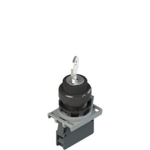 Tipkalo, zakretno, s ključem 0 - 1, 1R kontakt, bez povratka u nulu, vadi se u položaju 0