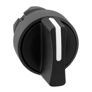 Glava crne preklopke promjera 22, 3 položaja, opružni povrat