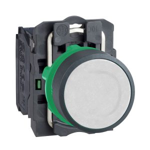 bijelo istaknuto potpuno tipkalo Prom22 opružni povrat, 1R kontakt, neoznačeno