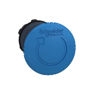 Glava gljivastog tipkala, plava, promjera 40, otpuštanje okretanjem