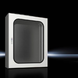 Ormar zidni KS, 300x1000x300 mm, poliester ojačan ugljičnim vlaknima, s montažnom pločom i vratima