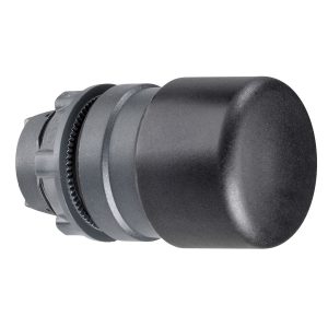 Glava gljivastog tipkala, crna promjera 30, za rupu promjera 22 opružni povrat