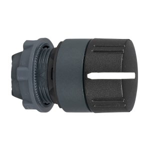 Glava crne izborne preklopke diameter 22, 2 položaja, opružni povrat