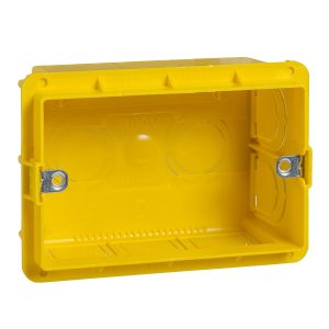 Unica Allegro kutija za podžbuknu montažu, 3 m, 10 otvora, žuta