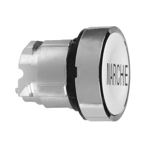 Glava bijelog upuštenog tipkala promjera 22, opružni povrat, MARCHE