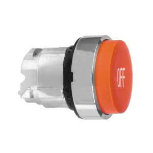 Glava crvenog istaknutog tipkala promjera 22, opružni povrat, OFF