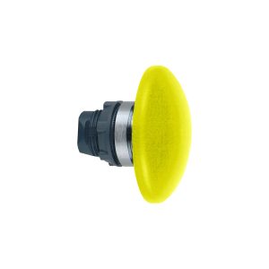 Glava gljivastog tipkala, žuta, promjera 60, za rupu promjera 22, opružni povrat