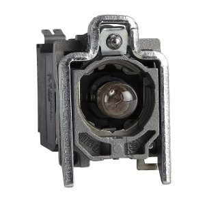 Blok crvene lampice s kućištem odnosno spojnim prstenom i integralnim LED svjetlom, 110...120 V