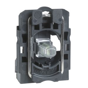 Blok zelene treptajuće lampice s kućištem odnosno spojnim prstenom i integralnim LED-om, 110...120V