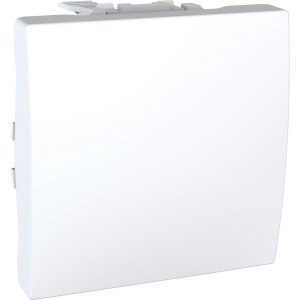 Unica tipkalo, jednosmjerno, 10 A 250 V AC, 2m, bijela