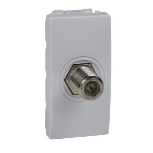 Unica koaksijalni kabel za TV, 1 m, bijelI