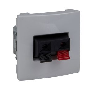 Unica utičnica za zvučnike, 2 m, bijela