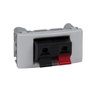 Unica utičnica za zvučnike, 1 m, bijela