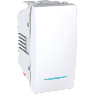 Unica sklopka, dvosmjerna,  10 AX 250 V AC, 1m, bijela