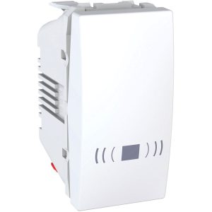 Unica tipkalo, jednosmjerno, 10 A 250 V AC, 1m, bijela