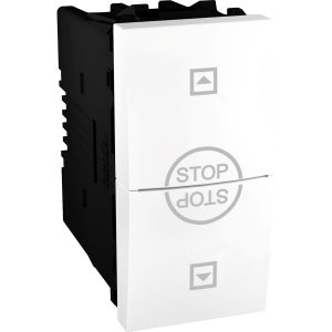 Unica sklopka, 10 AX, 250 V AC, 1m, bijela