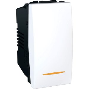 Unica sklopka, jednosmjerna, 16 AX 250 V AC, 1m, bijela