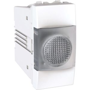 Unica ravna lampica indikatora, 220 V AC, 1 m,  bijela