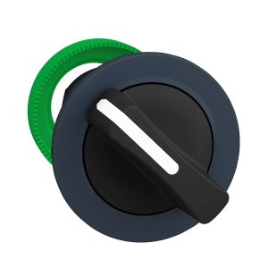 Glava crne upuštene preklopke, 2 položaja, nepomična