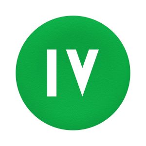 Kapica zelena, oznaka IV, za okruglo tipkalo, promjera 22