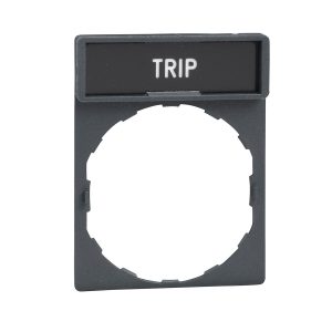 Držač za legendu 30 x 40 mm s legendom 8 x 27 mm, s oznakom TRIP