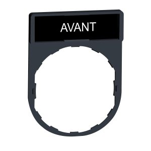 Držač za legendu 30 x 40 mm s legendom 8 x 27 mm, s oznakom AVANT