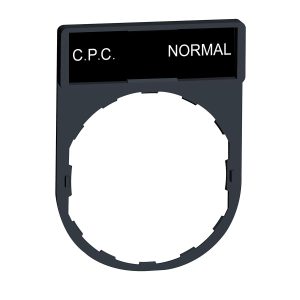 Držač za legendu 30 x 40 mm s legendom 8 x 27 mm, s oznakom C-P-C-NORMAL