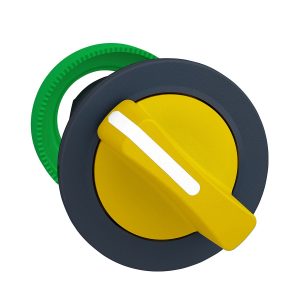 Glava žute upuštene preklopke, 2 položaja, povratak desno prema lijevo