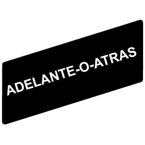 Označena legenda 8 x 27 mm za držač 30 x 40 mm, ADELANTE-O-ATRAS