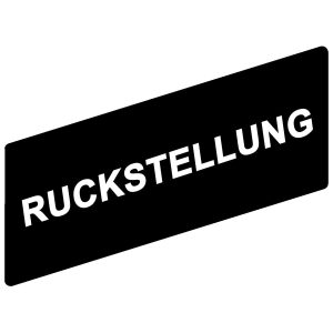 Označena legenda 8 x 27 mm za držač 30 x 40 mm, RÜCKSTELLUNG