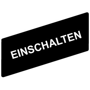 Označena legenda 8 x 27 mm za držač 30 x 40 mm, EINSCHALTEN