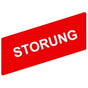 Označena legenda 8 x 27 mm za držač 30 x 40 mm, STÖRUNG