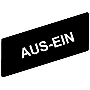 Označena legenda 8 x 27 mm za držač 30 x 40 mm, AUS-EIN