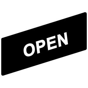 Označena legenda 8 x 27 mm za držač 30 x 40 mm, OPEN