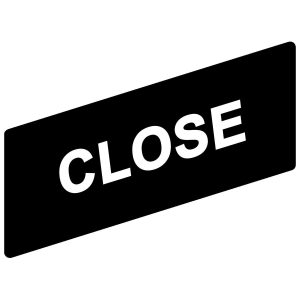 Označena legenda 8 x 27 mm za držač 30 x 40 mm, CLOSE