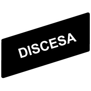 Označena legenda 8 x 27 mm za držač 30 x 40 mm, DISCESA
