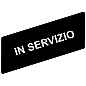 Označena legenda 8 x 27 mm za držač 30 x 40 mm, IN SERVIZIO