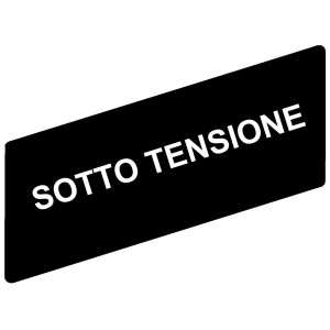 Označena legenda 8 x 27 mm za držač 30 x 40 mm, SOTTO TENSIONE