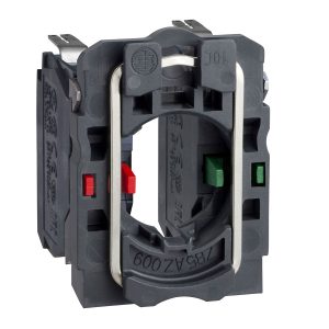 Kontaktni blok, jednostruki, s kućištem odnosno spojnim prstenom, 1R i 1M kontakt, Faston konektor