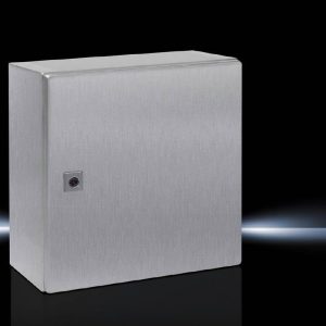 Ormar zidni AE, 380x380x210, nehrđajući čelik, s montažnom pločom, 1 vrata