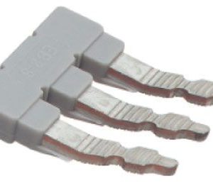 Kratkospojnik, 3-polni, razmak: 8 mm, sivi, EB 3- 8