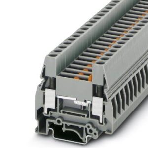 Rastavna redna stezaljka URTK/S-BEN 10, s klizačem, vijčani priključak, presjek: 0.5 mm2 - 16 mm2, siva