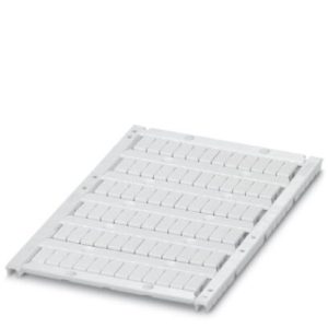 Oznake za redne stezaljke, UCT-TM 5, bijela neoznačena pločica, za redne stezaljke š: 5.2 mm, polje tiska: 4.6 x 10.5 mm, broj zasebnih oznaka: 72