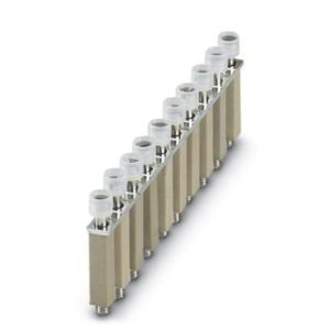 Kratkospojnik izolacijski, 10-polni, razmak: 8.2 mm, srebrni, SCBI 10-8,15 ISO