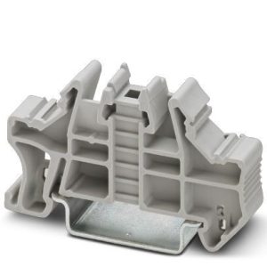 Krajnji držač za brzu ugradnju, za NS 35/7,5 DIN šine ili NS 35/15 DIN šine, s opcijom označavanja, š: 9.5 mm, sivi, CLIPFIX 35