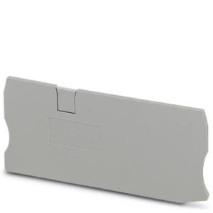 Završna pločica, d: 95.4 mm, š: 2.2 mm, v: 42.6 mm, siva, D-ST 10-TWIN