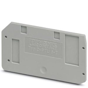 Završna pločica, d: 73.9 mm, š: 2.2 mm, v: 40 mm, siva, D-PTU 6-T